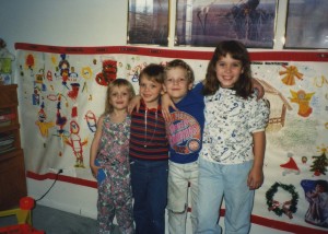 Starla, Chris, Brad & Sarah at Christmas