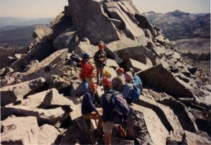 KARL plus crew in Sierras