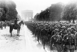  German soldiers, Paris, June 14, 1940