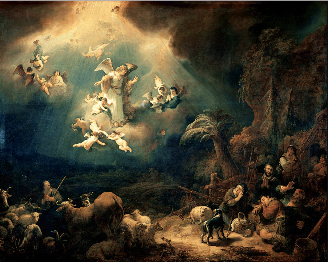Angel Appearing to the Shepherds - G Flinck 1639