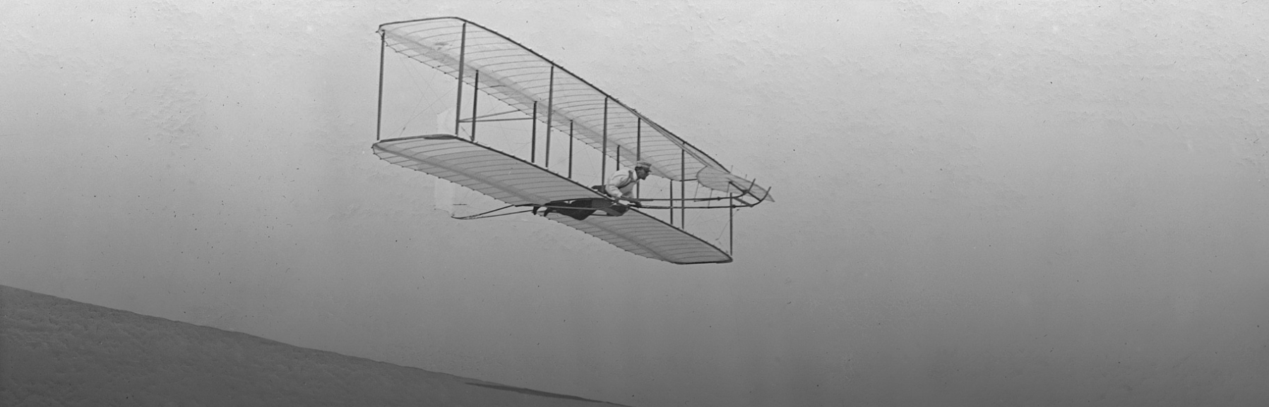 Wilbur Wright, Big Kill Devil Hill, Kitty Hawk NC. Dec 17, 1903